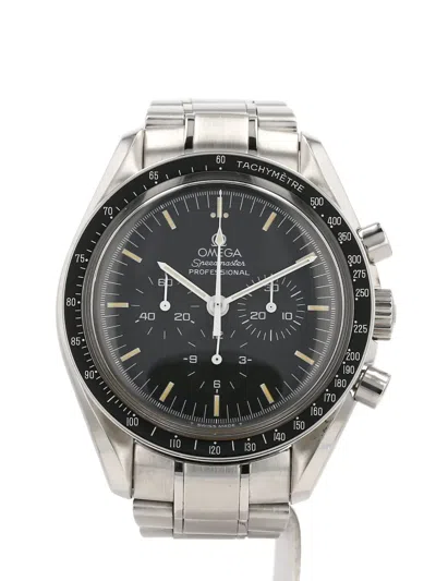Pre-owned Omega Speedmaster 42mm In Silver