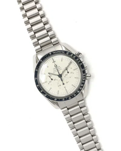 Pre-owned Omega Speedmaster Cal.861 Ref 145.0022 Ca 1970 Watch In White