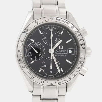 Pre-owned Omega Speedmaster Chronograph 3513.50 Automatic Black Stainless Steel Men's Wristwatch 39mm