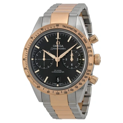 Omega Speedmaster Chronograph Automatic Chronometer Black Dial Men's Watch 331.20.42.51.01.002 In Gold
