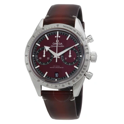 Omega Speedmaster Chronograph Automatic Red Dial Men's Watch 332.12.41.51.11.001 In Brown