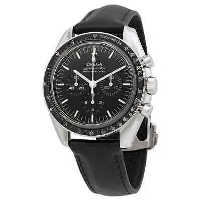 Pre-owned Omega Speedmaster Chronograph Hand Wind Black Dial Men's Watch 31032425001002