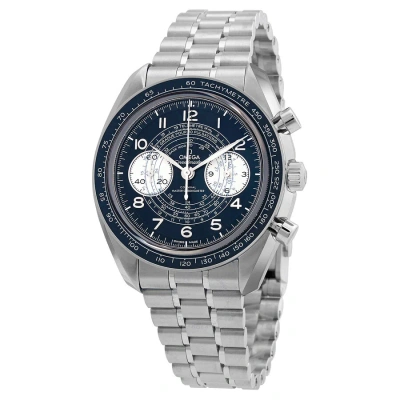 Omega Speedmaster Chronograph Hand Wind Blue Dial Men's Watch 329.30.43.51.03.001 In Metallic