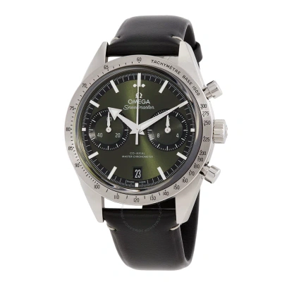 Omega Speedmaster Chronograph Hand Wind Green Dial Men's Watch 332.12.41.51.10.001