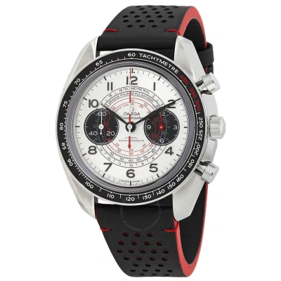 Omega Speedmaster Chronograph Hand Wind Silver Dial Men's Watch 329.32.43.51.02.001 In Black / Silver