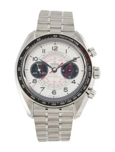 Pre-owned Omega Speedmaster Chronoscope Watch, 43mm In Multi
