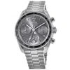 Omega Speedmaster Co-axial Chronograph 38mm Automatic Grey Dial Steel Unisex Watch 324.30.38.50.06.001 In Grey