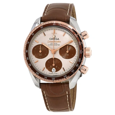 Omega Speedmaster Co-axial Chronograph Automatic 38mm Watch 324.23.38.50.02.002 In Brown
