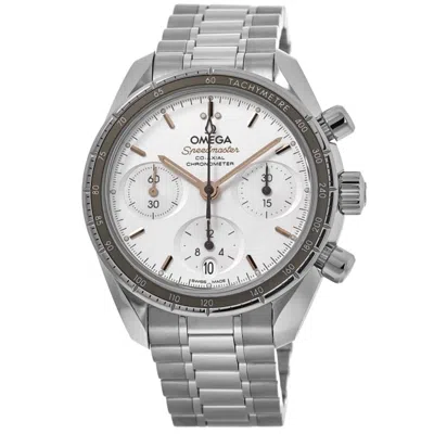 Omega Speedmaster Co-axial Chronograph 38mm Silver Dial Stainless Steel Men's Watch 324.30.38.50.02.001 In Metallic