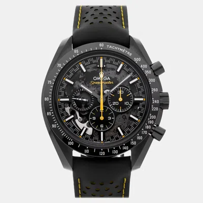 Pre-owned Omega Speedmaster Dark Side Of The Moon 310.92.44.50.01.001 Black Stainless Steel Manual Winding Men Wrist