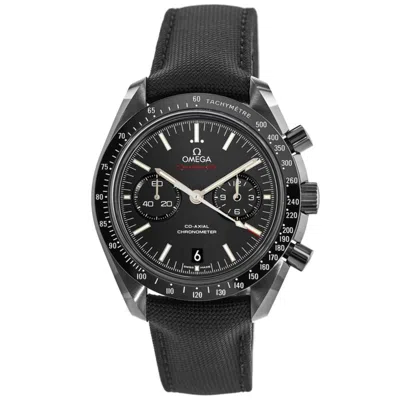 Omega Speedmaster Dark Side Of The Moon Chronograph Black Dial Nylon Strap Men's Watch 311.92.44.51.01.007 In Pink
