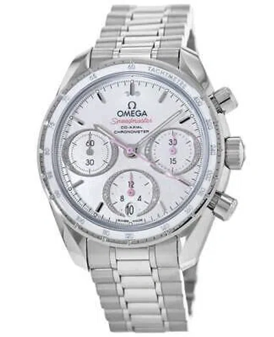 Pre-owned Omega Speedmaster Diamond Mother Of Unisex Watch 324.30.38.50.55.001