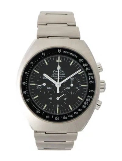 Pre-owned Omega Speedmaster Mark Ii Watch, 41mm In Multi