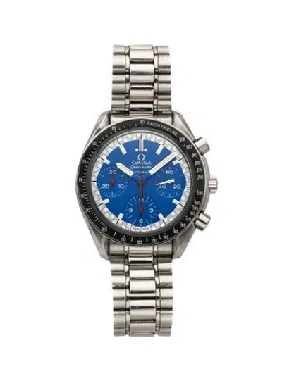 Pre-owned Omega Speedmaster Michael Schumacher Watch, 39mm In Multicolor