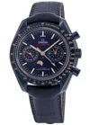 Omega Speedmaster Moonphase Co-axial Master Chronometer Chronograph Blue Side Of The Moon Men's Watch 304. In Blue