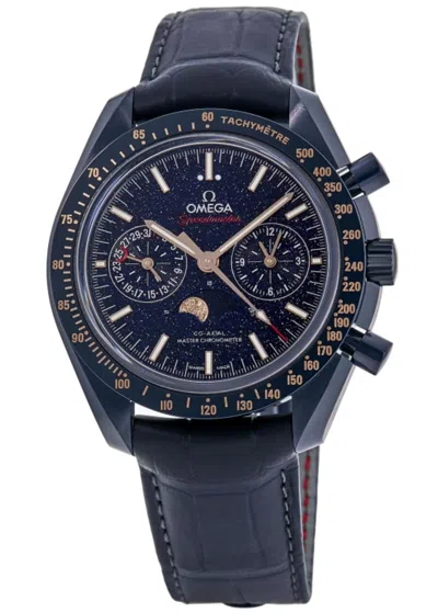 Omega Speedmaster Moonphase Co-axial Master Chronometer Chronograph Blue Side Of The Moon Men's Watch 304.
