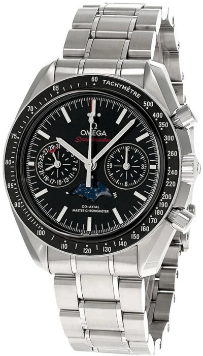 Pre-owned Omega Speedmaster Moonphase Master 44.25mm Ss Men's Watch 304.30.44.52.01.001