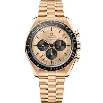 Pre-owned Omega Speedmaster Moonshine Gold Chronograph 42mm 2024 Bnib