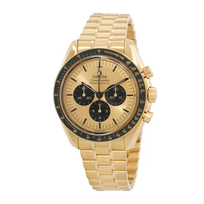Omega Speedmaster Moonshine Gold Chronograph Automatic Chronometer Champagne Dial Men's Watch 310.60