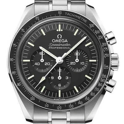 Pre-owned Omega Speedmaster Moonwatch Black Dial Mens Watch 42 310.30.42.50.01.002