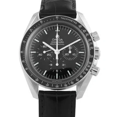 Pre-owned Omega Speedmaster Moonwatch Watch In Multicolor