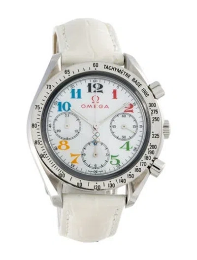 Pre-owned Omega Speedmaster Olympics Watch In Multi