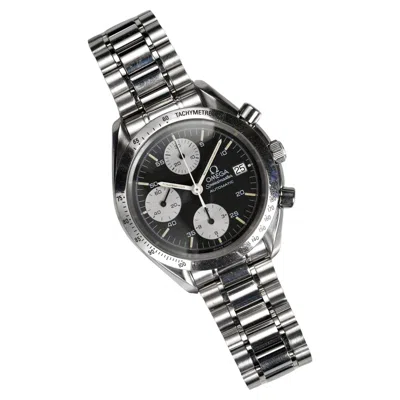 Pre-owned Omega Speedmaster Panda Dial Watch In Steel, 1990–2000s In Multi