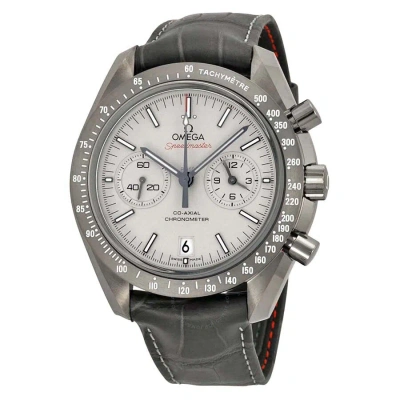Omega Speedmaster Professional Grey Side Of The Moon Chronograph Automatic Sandblasted Platinum Dial In Gray