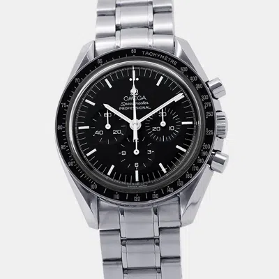 Pre-owned Omega Speedmaster Professional Moonwatch 3570.50.00 Black Stainless Steel Manual Winding Men's Watches 42m