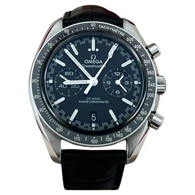 Pre-owned Omega Speedmaster Racing 329.33.44.51.01.001 44mm Black Dial Box Papers