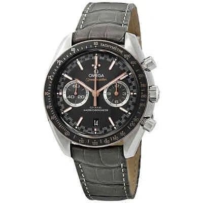 Pre-owned Omega Speedmaster Racing Chronograph Automatic Grey Dial Men's Watch