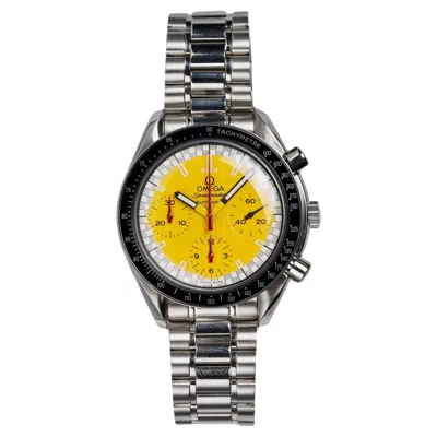 Pre-owned Omega Speedmaster Schumacher Yellow Dial Watch, 1990–2000s