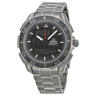 Omega Speedmaster Skywalker X-33 Black Dial Titanium Men's Watch 31890457901001 In Black / Digital / Grey