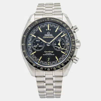 Pre-owned Omega Speedmaster Super Racing 329.30.44.51.01.003 Automatic Black Stainless Steel Men's Wristwatch 44 Mm