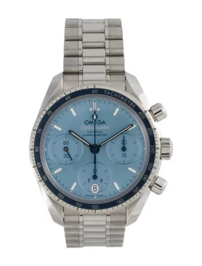 Pre-owned Omega Speedmaster Watch, 38mm In Multi