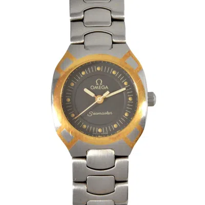 Pre-owned Omega Stainless Steel Yellow Gold Wristwatch () In Multi