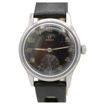 Pre-owned Omega Suverän 2400 35mm Swedish Military Issue Cal. 30t2 1944 In Multi