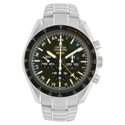 Pre-owned Omega Titanium Speedmaster Hb-sia Anniversary Series #3487/4100 44.25mm In Multi