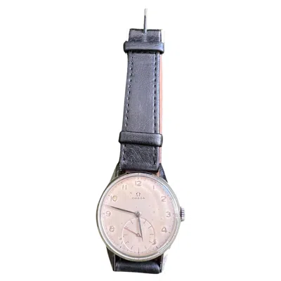Pre-owned Omega Very Rare Vintage 1944  Chronometer Watch Us Navy Issued In Blue