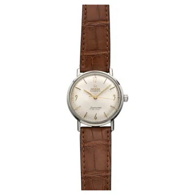 Pre-owned Omega Vintage 1960s  Seamaster De Ville 165.020 Steel Silver Dial Auto 34mm In Multi