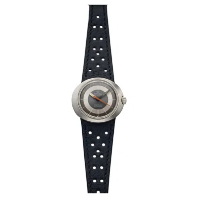 Pre-owned Omega Vintage 1970s  Ladies Dynamic Stainless Steel Grey Silver Dial Auto 30mm In Gray