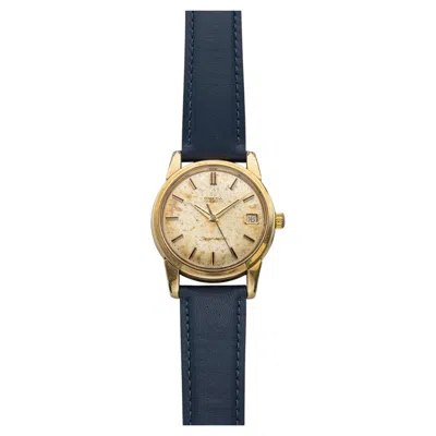 Pre-owned Omega Vintage 1970s  Seamaster 2849 Gold Capped Silver Dial Auto 34mm In Multiple