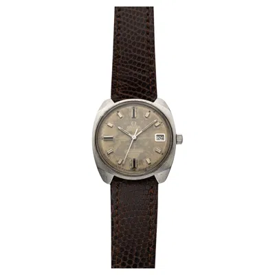 Pre-owned Omega Vintage 1970s  Seamaster Cosmic 166.022 Steel Auto Tropical Dial 35mm In Multi