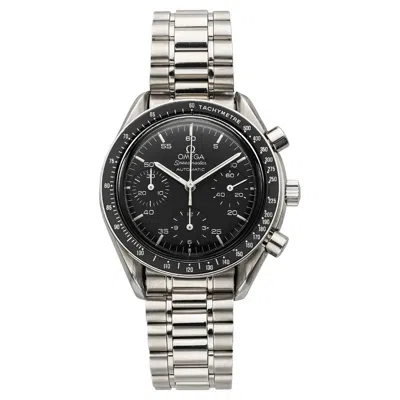 Pre-owned Omega Vintage 1990s  Speedmaster Reduced 3510.50 Steel Auto Black Dial 39mm
