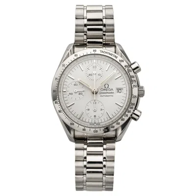 Pre-owned Omega Vintage 1990s  Speedmaster Reduced Steel 3510.50 Auto Matte White Dial 39mm