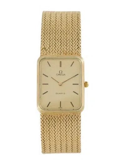 Pre-owned Omega Vintage De Ville Watch, 24mm In Multi