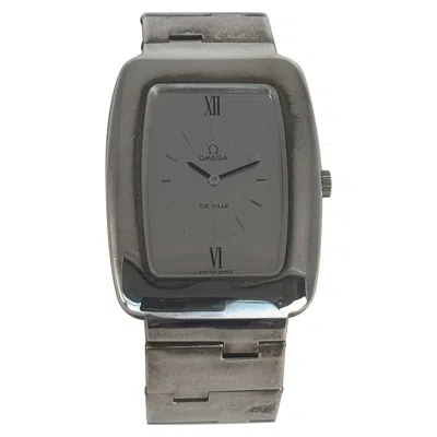 Pre-owned Omega Vintage  De Ville Sterling Silver Watch, Circa 1972-1975 In Multi
