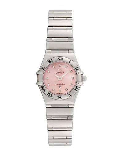 Pre-owned Omega Women's Constellation Diamond Watch
