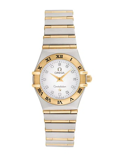 Pre-owned Omega Women's Constellation Diamond Watch