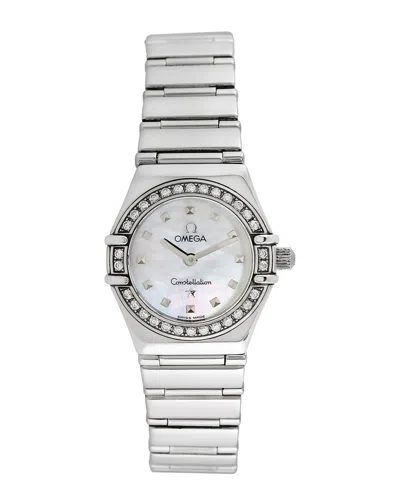 Pre-owned Omega Women's Constellation Diamond Watch